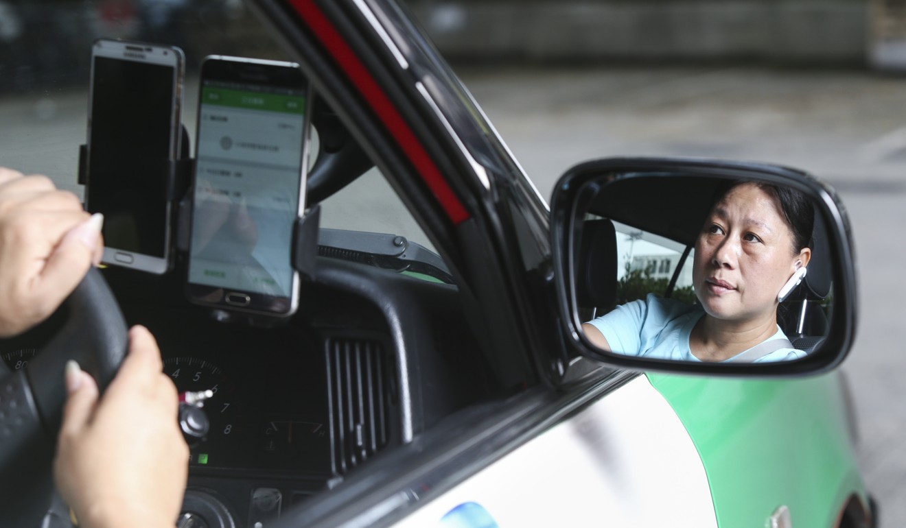 Syrah Ma quit her job as a saleswoman to drive a taxi. Photo: Xiaomei Chen
