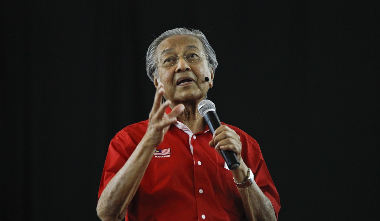 Former Malaysian prime minister Mahathir Mohamad now heads an opposition coalition. Photo: AP