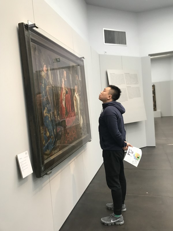 Lin Han at a European museum. Photo: Handout