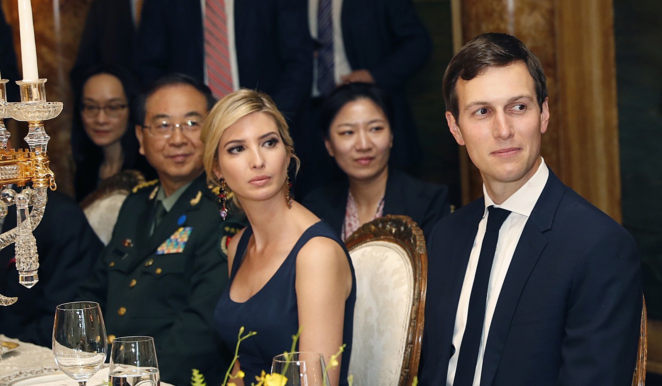 Fang Fenghui (second left) pictured sitting next to Ivanka Trump during Xi Jinping’s meeting with US President Donald Trump in Florida in April. Photo: AP