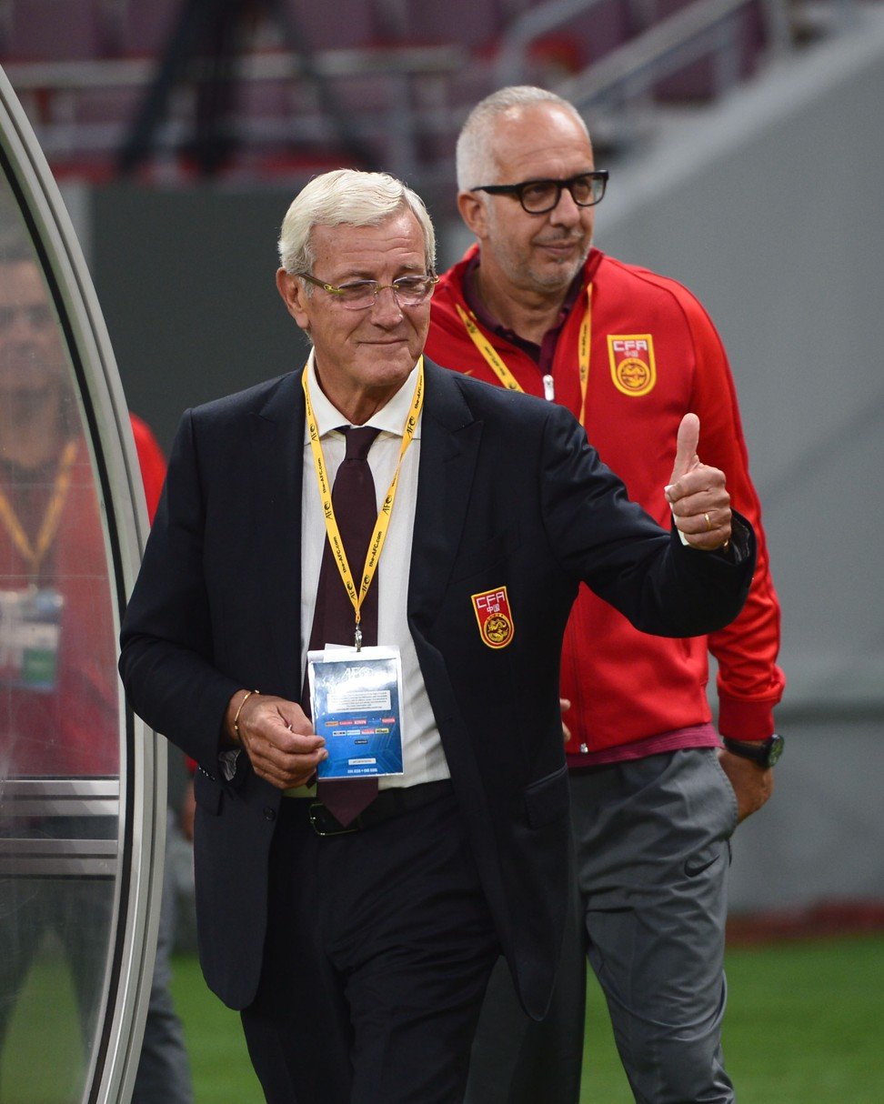 Marcello Lippi has transformed China’s fortunes, but faces a major rebuilding job if he stays on for the next World Cup qualifying campaign. Photo: Xinhua