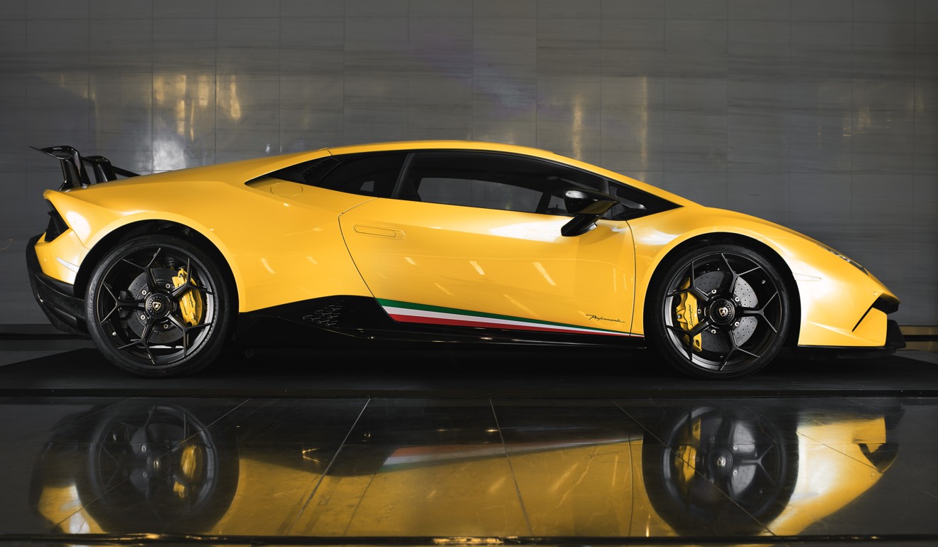 Lamborghini Huracan желтая