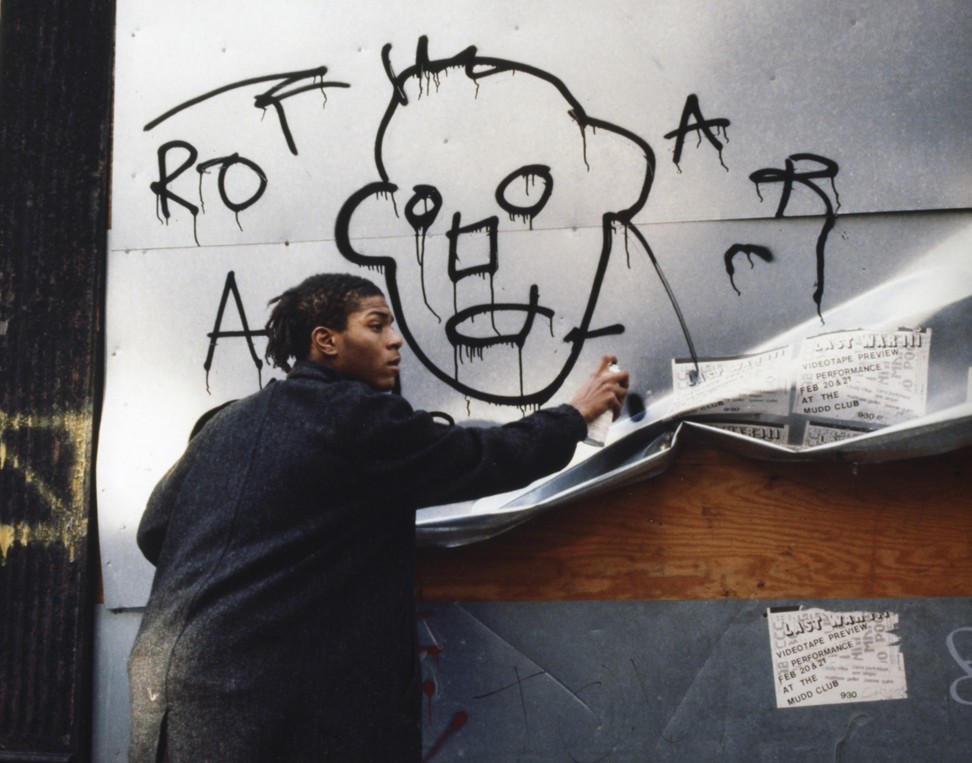 Basquiat in the film ‘Downtown 81’ (also known as ‘New York Beat Movie’), shot in 1980-81 but only released in 2000. The film gives some insight into the ultra-hip subculture of Manhattan at the time. Photo: Alamy