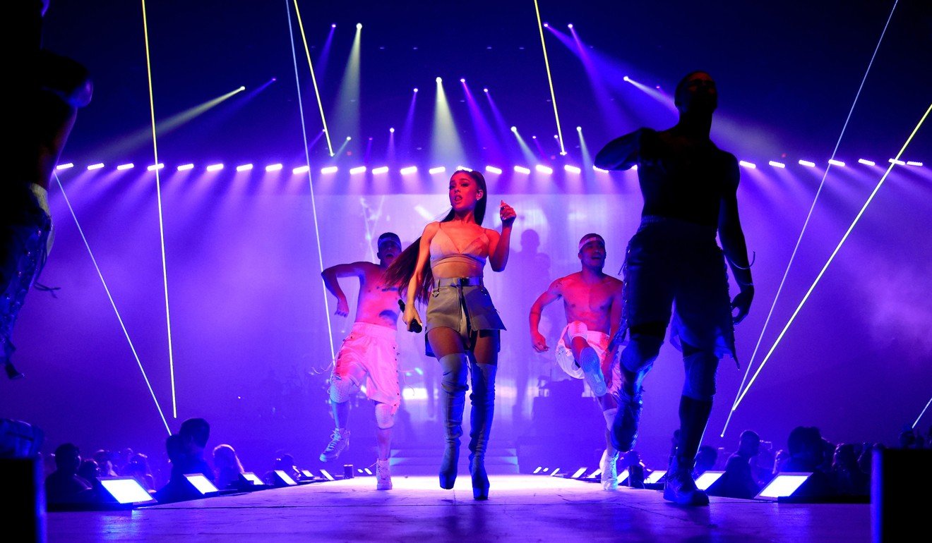 Ariana Grande performs on stage during the “Dangerous Woman” Tour. Photo: Handout