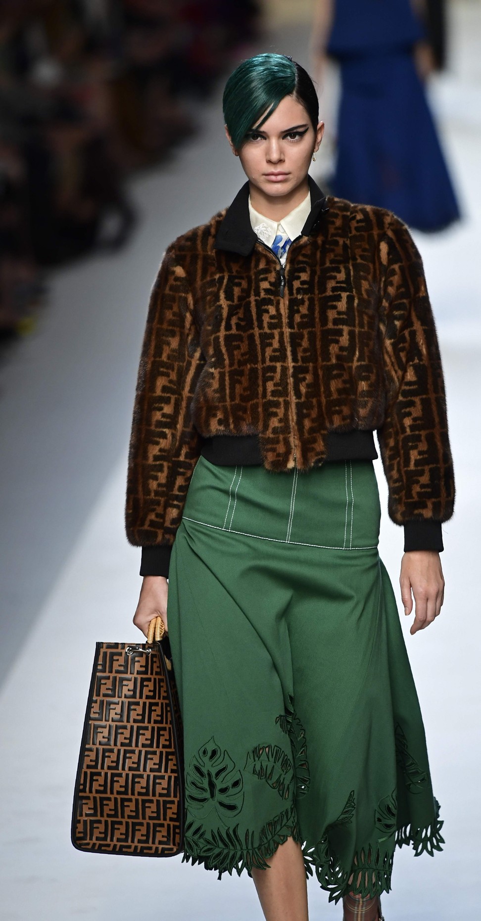 Gigi Hadid Carries a Fendi Micro Bag to Milan Fashion Week