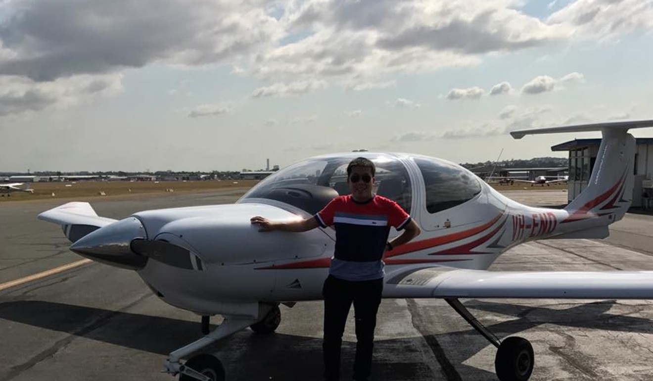 Li trained at Flylink Aviation College in Australia. Photo: Handout