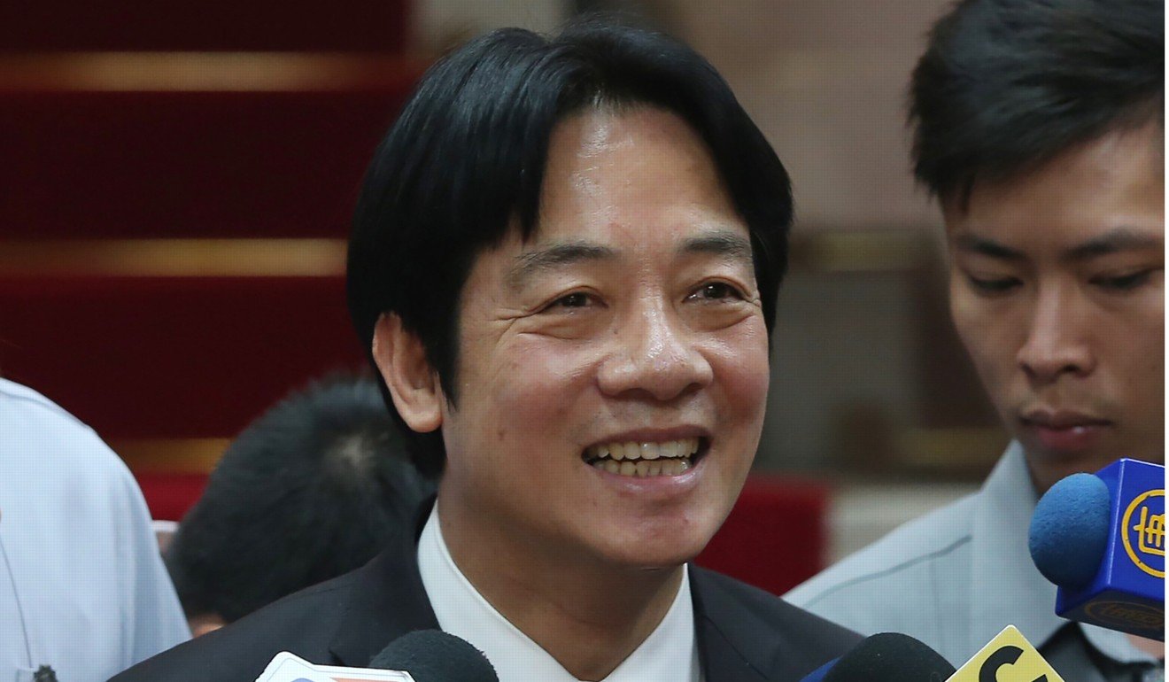 William Lai has previously described his position as being ‘pro-China, loving Taiwan’. Photo: CPA