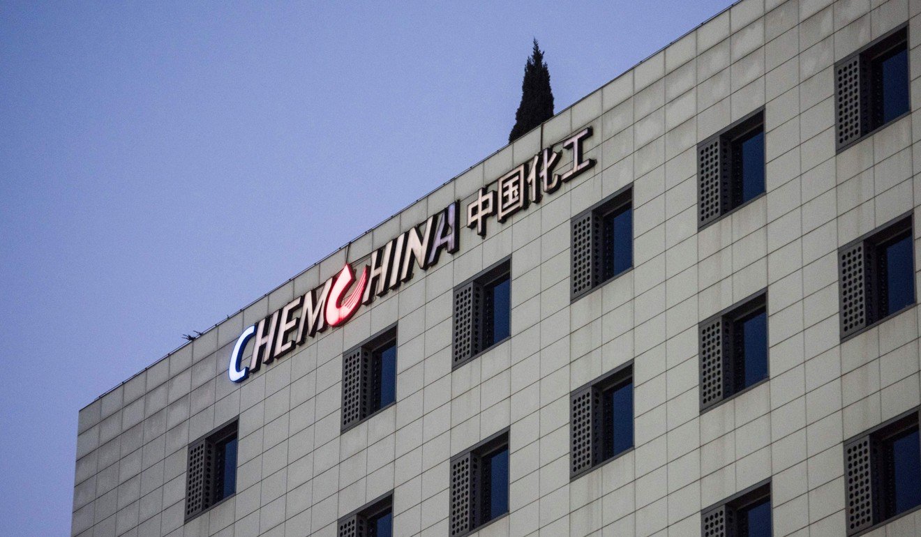 ChemChina, which acquired Syngenta in a landmark €40 billion deal, has also bought German plastics processing machinery maker, KraussMaffei this year. Photo: AFP