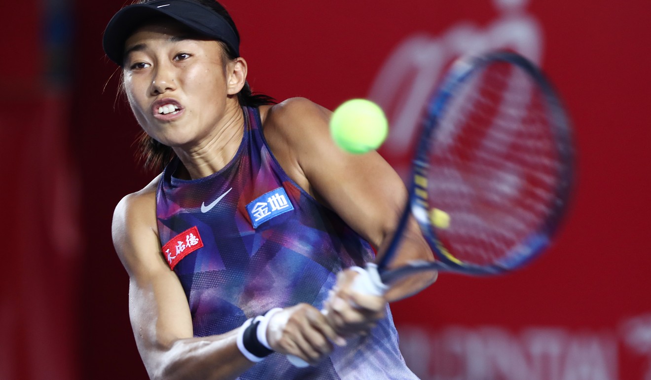 China’s Zhang Shuai is through to the second round in Hong Kong. Photo: Nora Tam