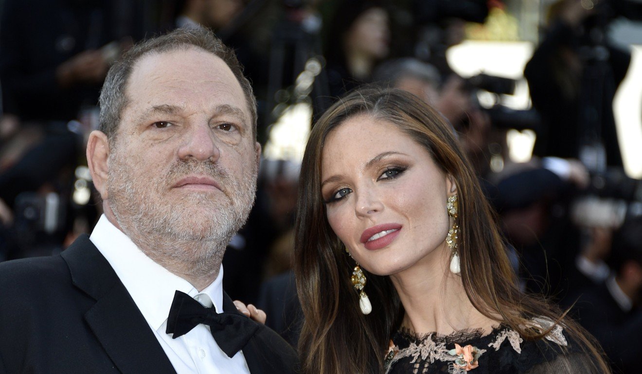 Harvey Weinstein and his wife, Georgina Chapman, at the 2015 Cannes Film Festival in France. Photo: EPA