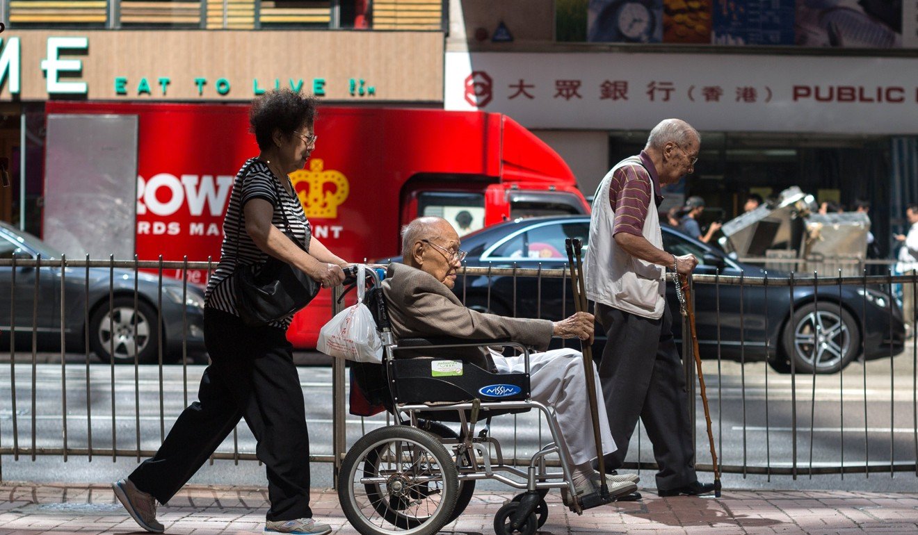 Chief Executive Carrie Lam Cheng Yuet-ngor said the government was ready to allocate more resources to elderly care. Photo: EPA