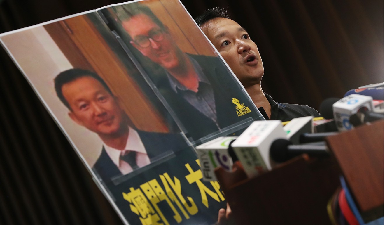 Lawmaker Raymond Chan Chi-chuen criticises the decision to bar British activist Benedict Rogers, whom he met in London, from entering Hong Kong. For those who rightly want to protect Hong Kong’s autonomy, this case threatens to be a “false positive” that can distract us from real threats to the constitutional structure. Photo: K.Y. Cheng