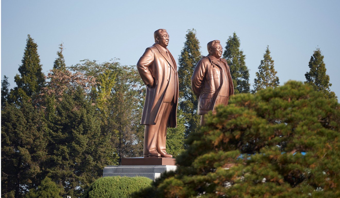 Statues of former leaders Kim Il-sung and Kim Jong-il are seen in Wonsan, North Korea, in October 2016. In the 11 years since North Korea’s first nuclear test, the UN has done little to respond to Pyongyang’s actions other than pass more sanctions resolutions, which so far have not deterred North Korea from advancing its nuclear weapons and missile programme. Photo: Handout via Reuters