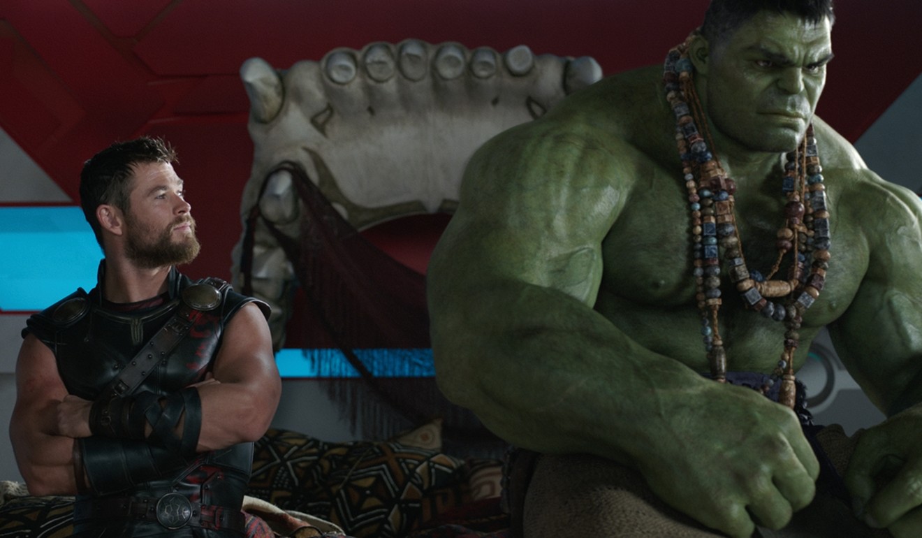 Thor and Hulk in Thor: Ragnarok.