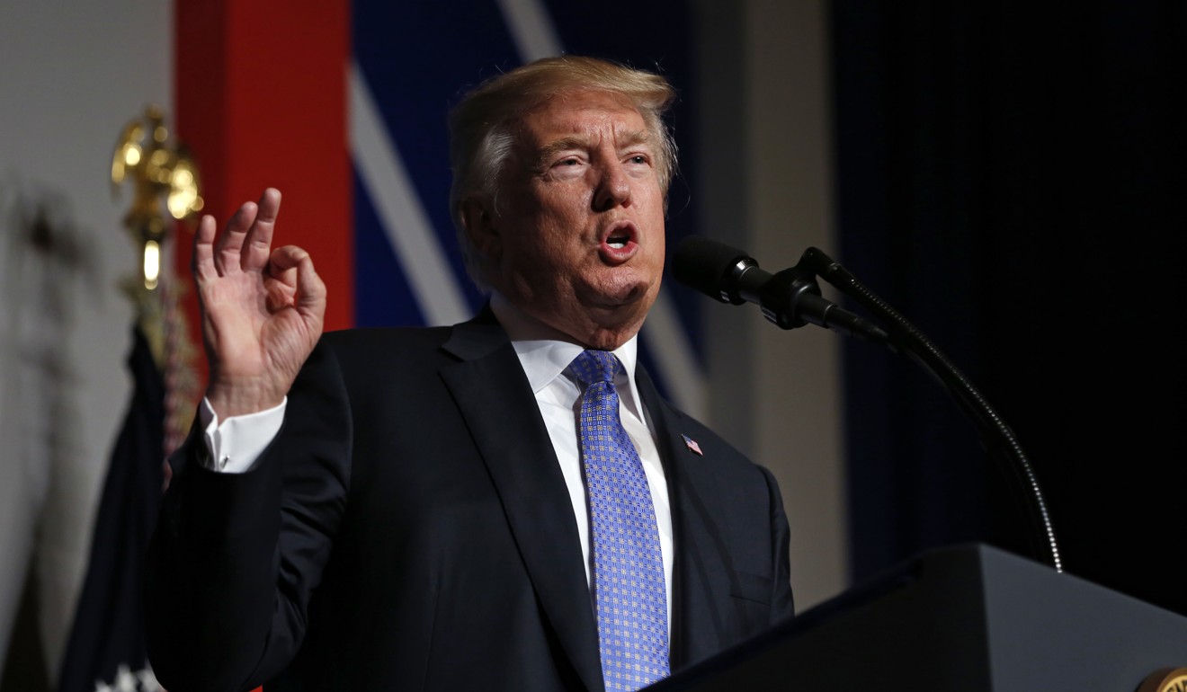 US President Donald Trump has made cutting business taxes to increase competitiveness a key part of his government’s platform. Photo: Bloomberg