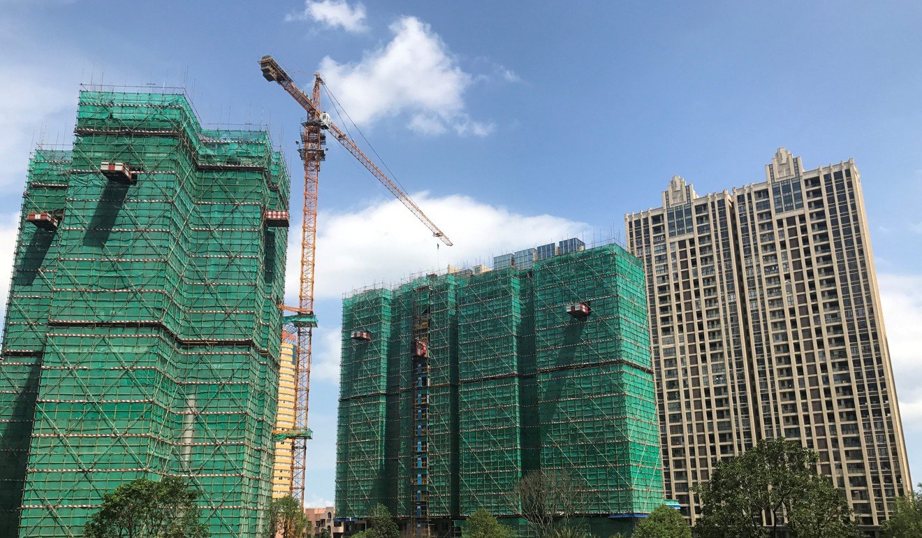 Properties under construction and for presale in the Daya Bay district of Huizhou in China's Guangdong province. Photo: Reuters