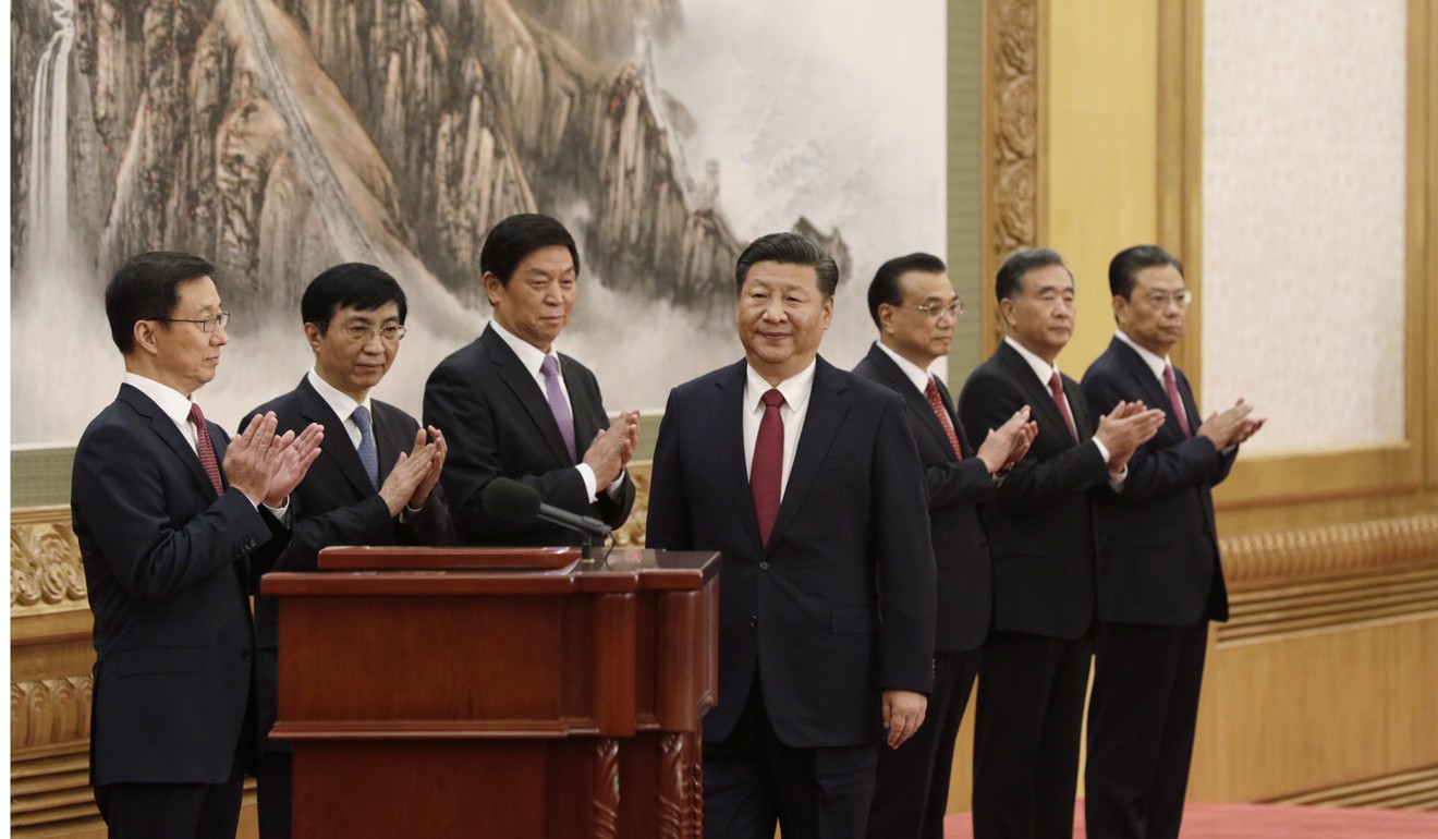 After months of intense discussion, the ruling Communist Party announced its top leadership group for the next five years. Photo: Bloomberg