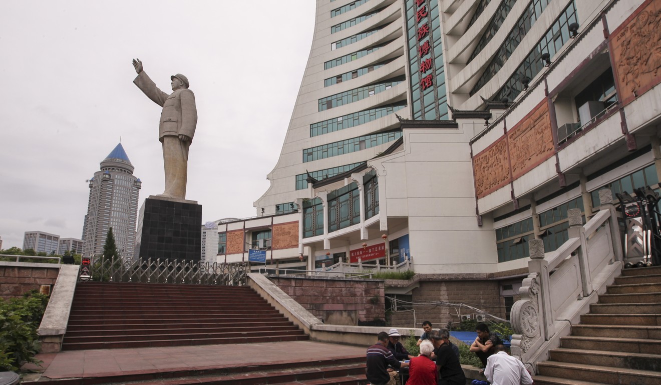 A statue of Mao Zedong in Guiyang, capital city of China's Guizhou province. Photo: SCMP