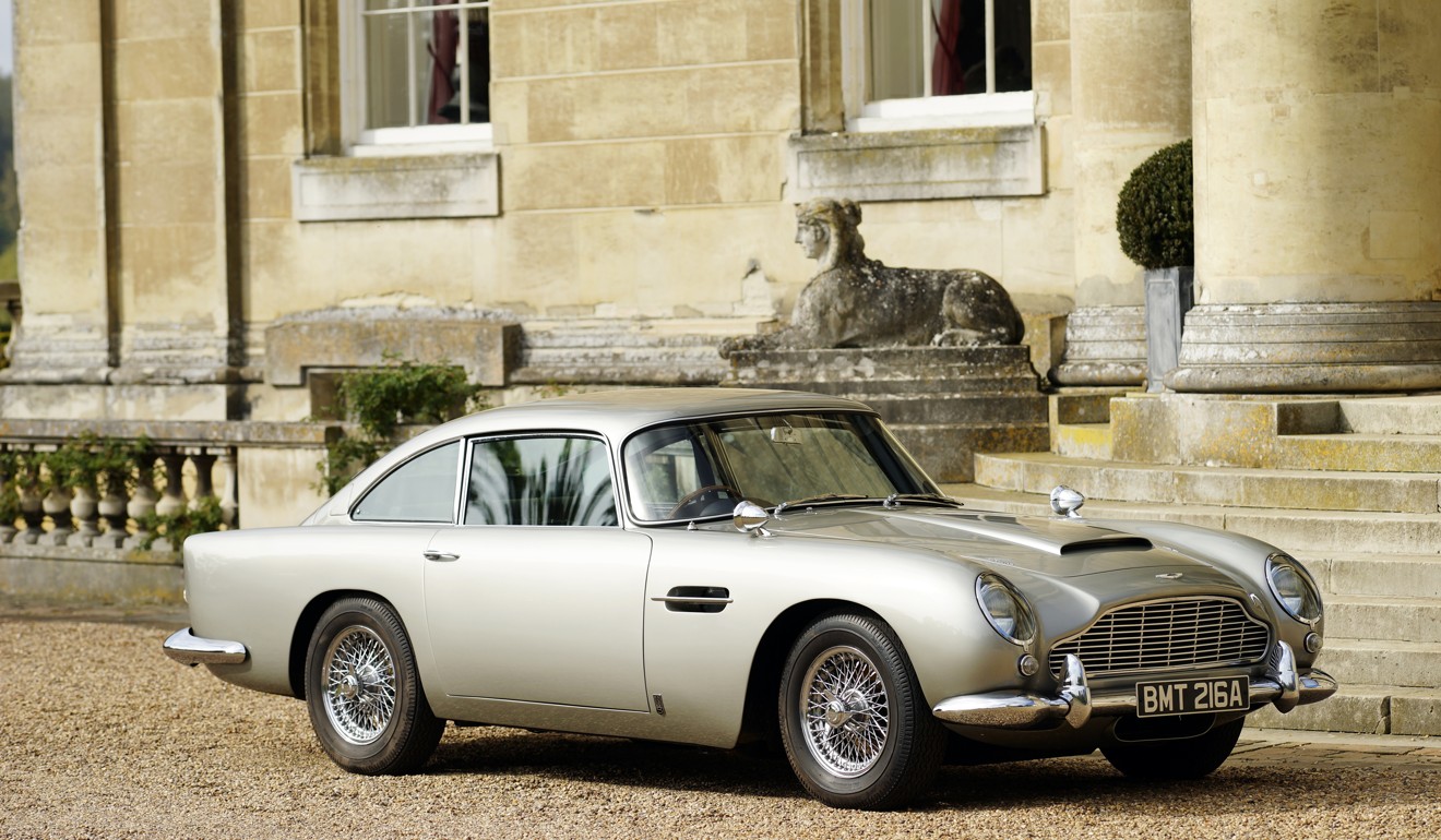 An Aston Martin DB5.