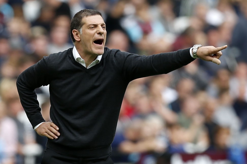 Slaven Bilic was sacked as manager following the 4-1 thrashing at home to Liverpool on Saturday. Photo: AFP