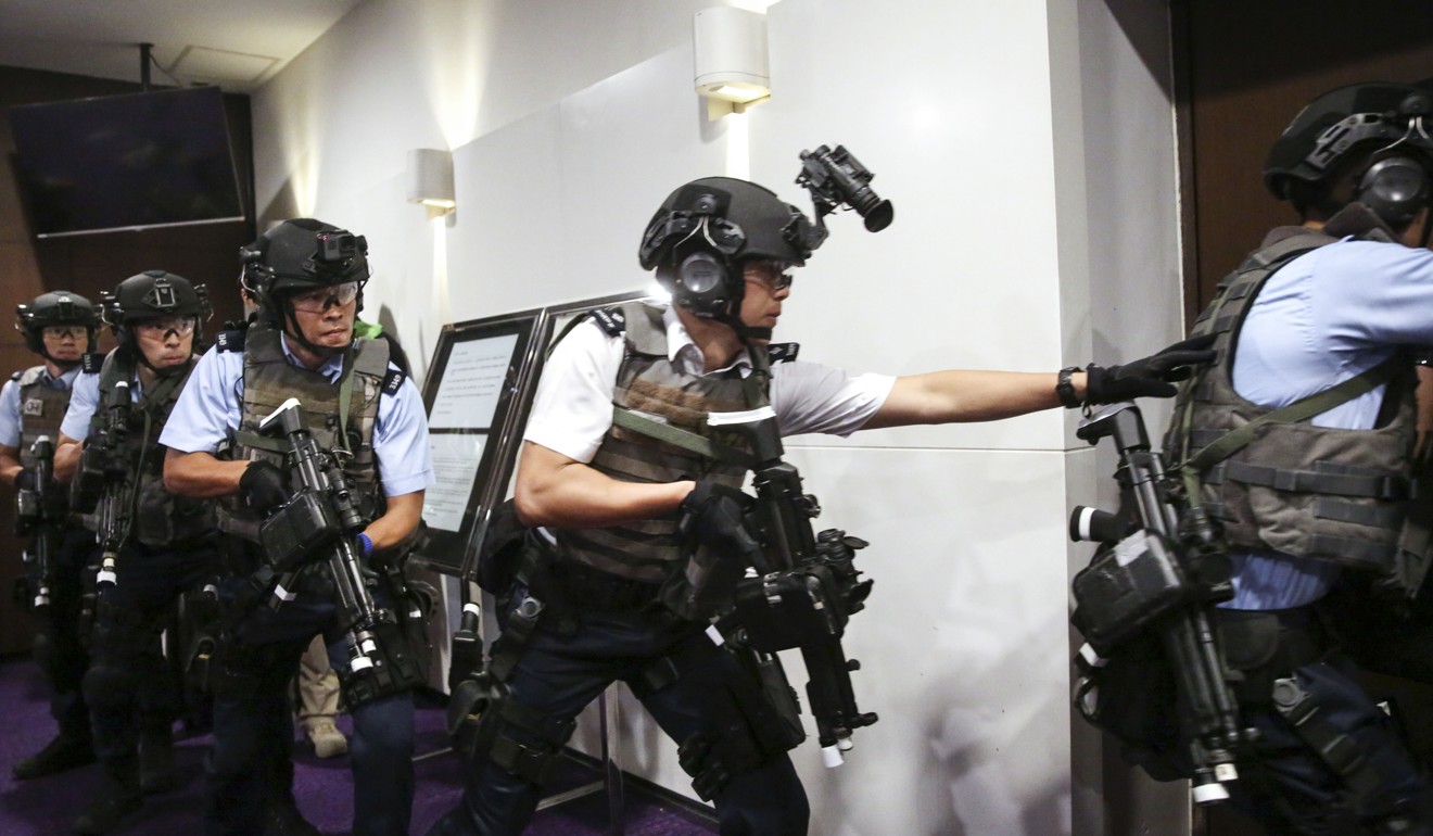 The city’s Security Bureau is planning a new pan-agency anti-terrorism task force. Photo: Sam Tsang