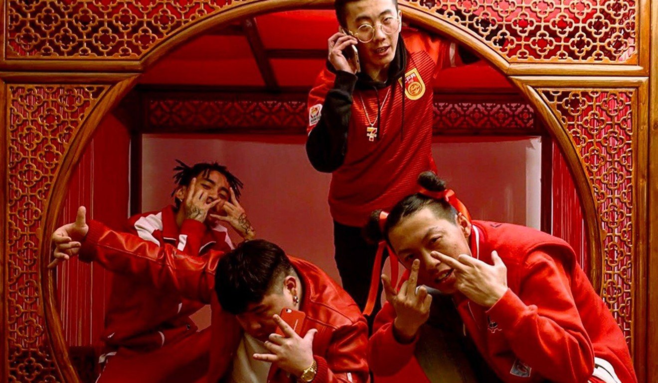 Chinese rappers Higher Brothers.