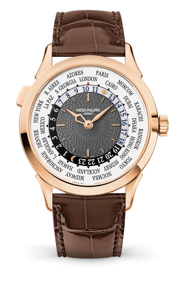 Patek Philippe 5230R self-winding World Time watch.