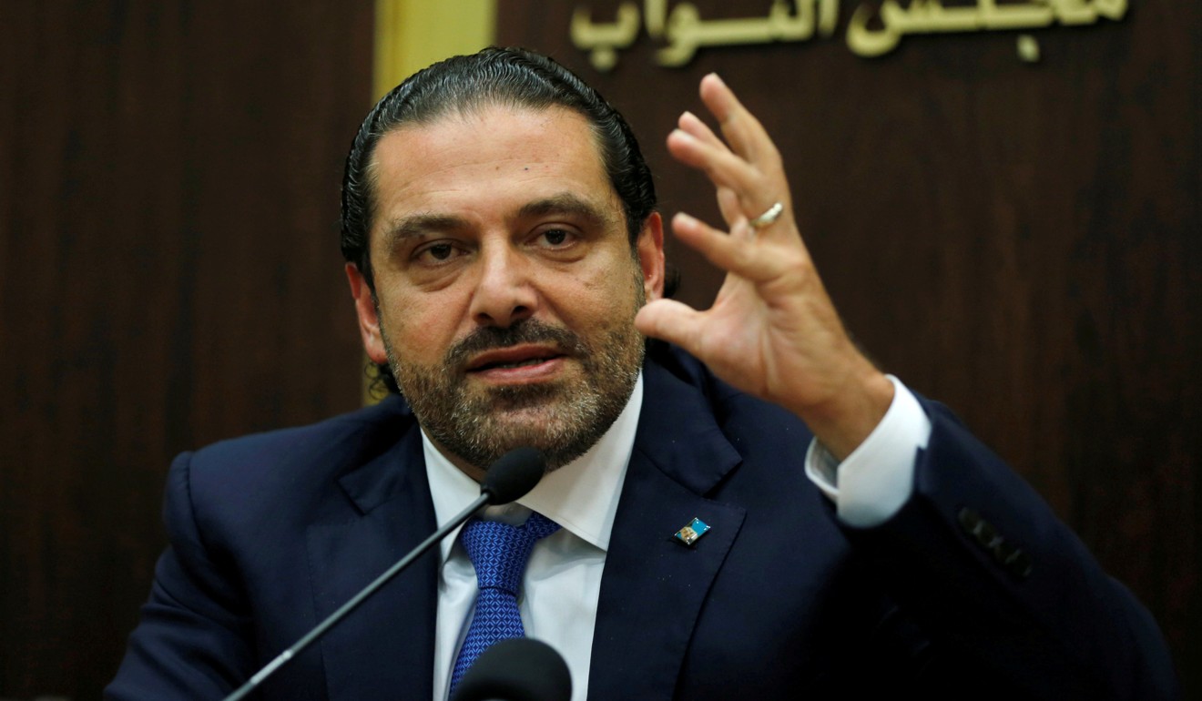 Lebanon’s prime minister Saad al-Hariri abruptly resigned in early November after travelling to the Saudi capital Riyadh. Photo: Reuters