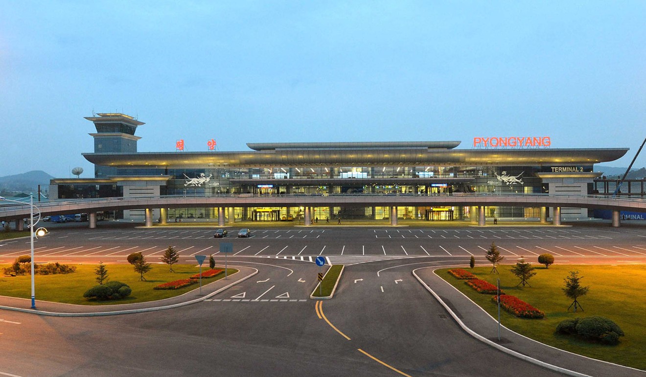 A picture released two years ago by North Korea's official Korean Central News Agency of a new terminal at Pyongyang International Airport . Photo: Agence France-Presse