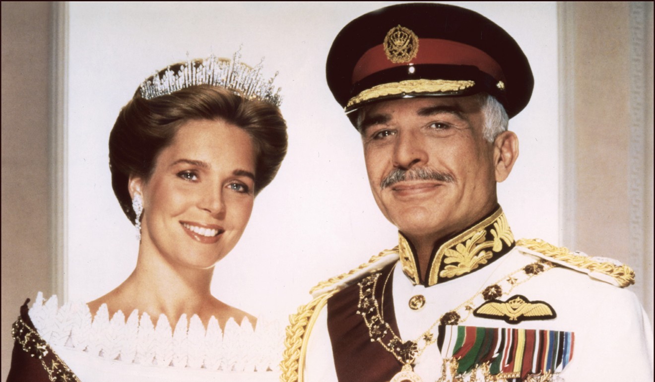 Hussein Ibn Talal, King of Jordan, and his bride, the former American Lisa Halaby in Amman.
