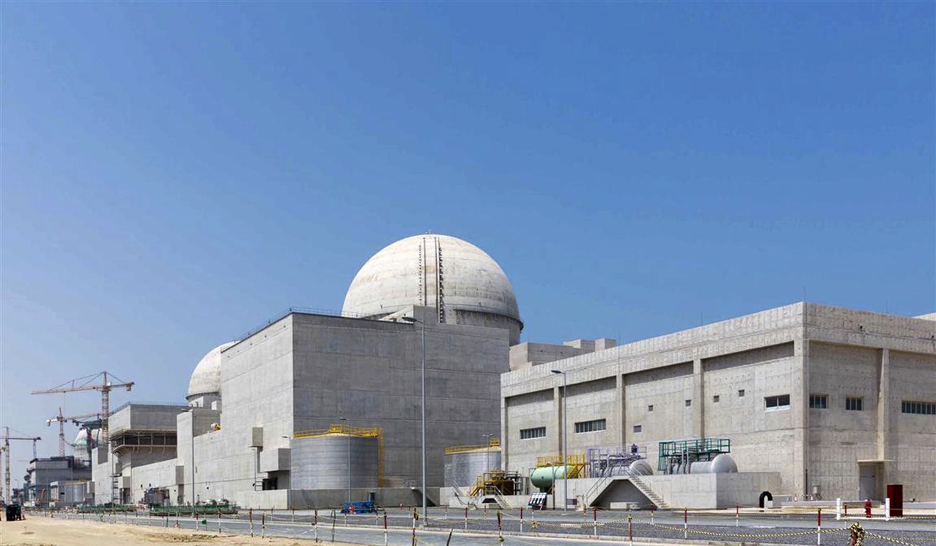 The under-construction Barakah nuclear power plant in Abu Dhabi. Photo: AP