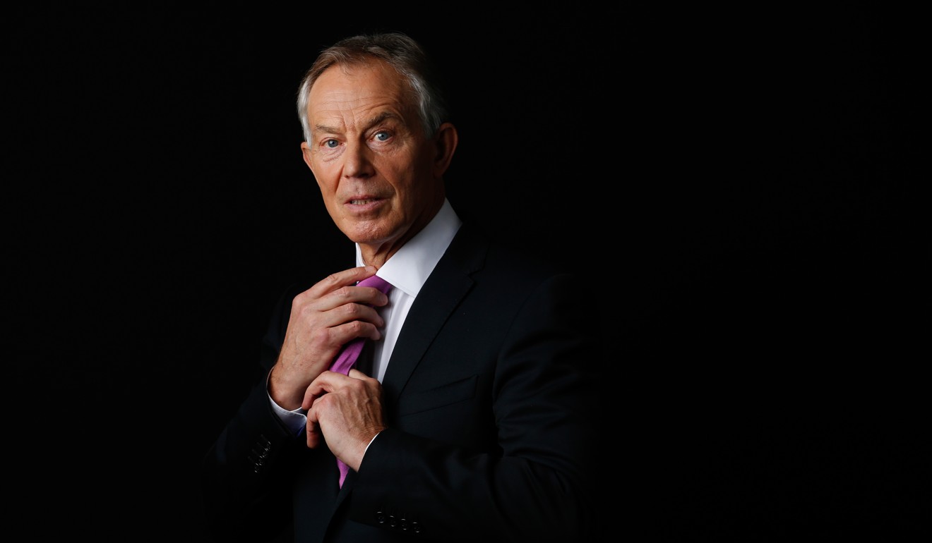 Tony Blair, formerUK prime minister, poses for a photograph on February 17, 2017, in London. Photo: Bloomberg