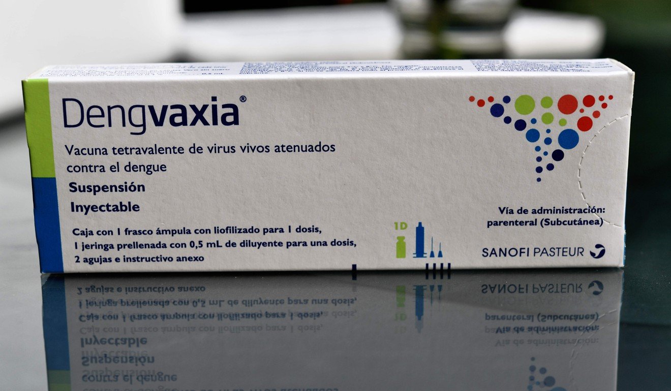 The Dengvaxia vaccine. Photo: AFP