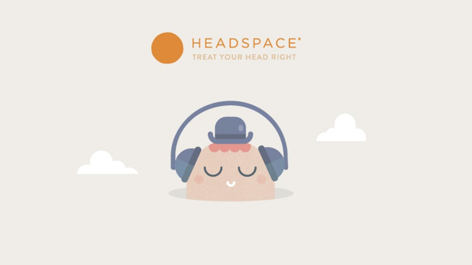 The Headspace app helps you de-stress.
