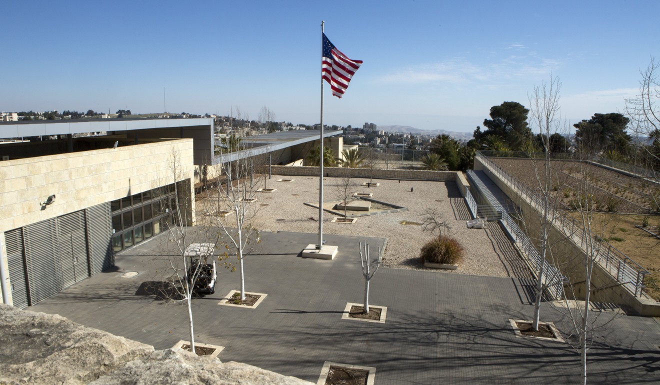 The United States Consulate building complex in West Jerusalem. Photo: EPA