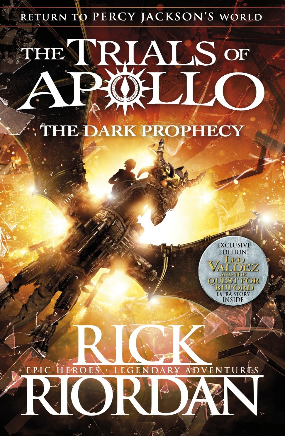 Trials of Apollo: The Dark Prophecy by Rick Riordan.