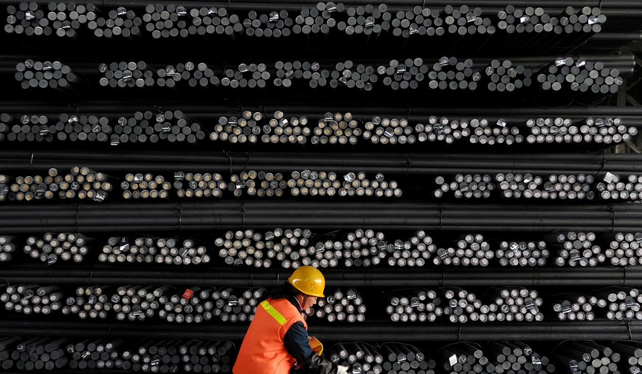 Production curbs have seen steel futures prices rise. Photo: Reuters