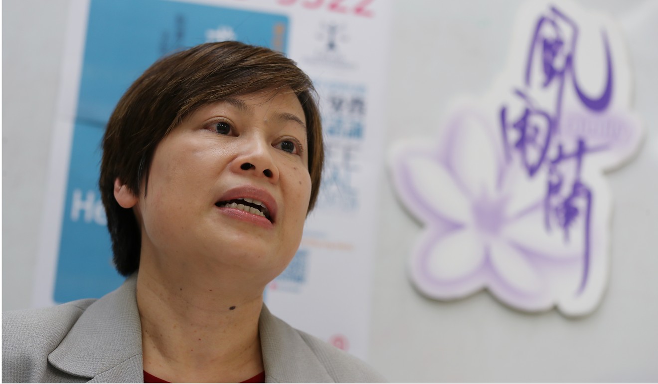 Linda Wong, executive director of rape crisis centre RainLily, said she was worried local victims would not be encouraged by the ‘Me Too’ campaign but instead hurt or scared by comments judging them. Photo: Nora Tam