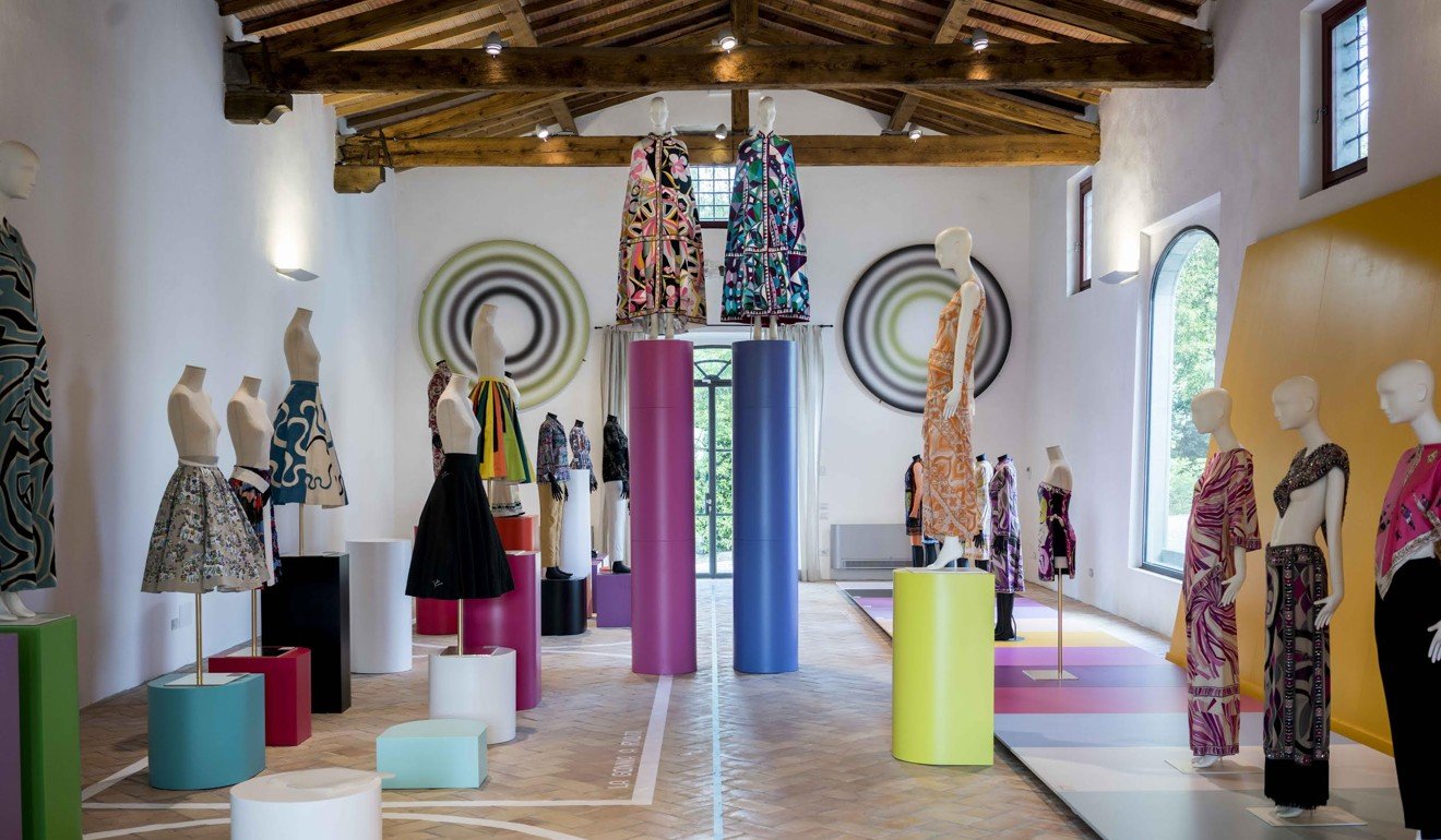 Part of the Emilio Pucci archives at the Villa di Granaiolo, in Castelfiorentino, Florence.