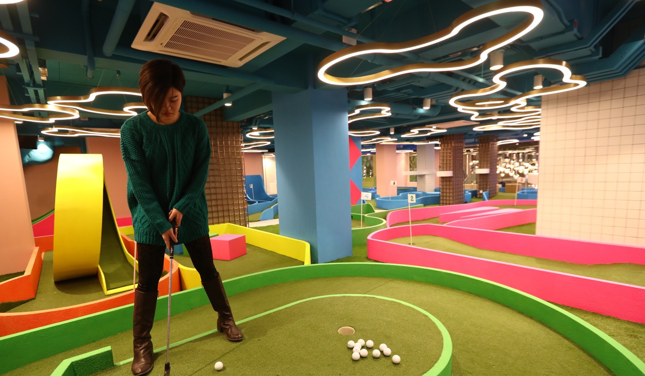 Strokes is the first minigolf club in Hong Kong. Photo: Nora Tam