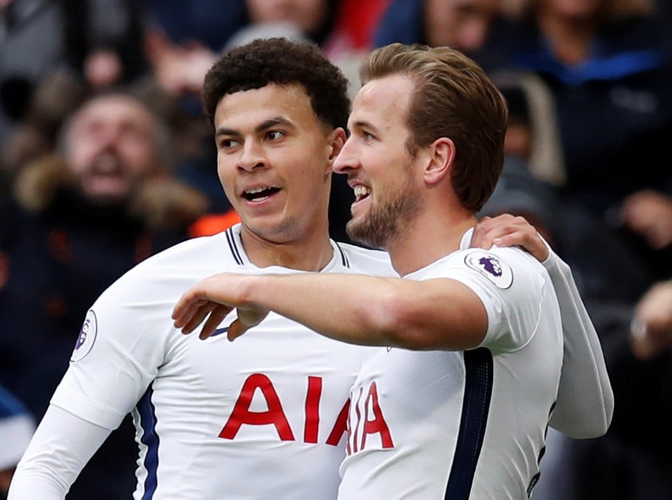 Dele Alli scored one and assisted another for Harry Kane. Photo: Reuters