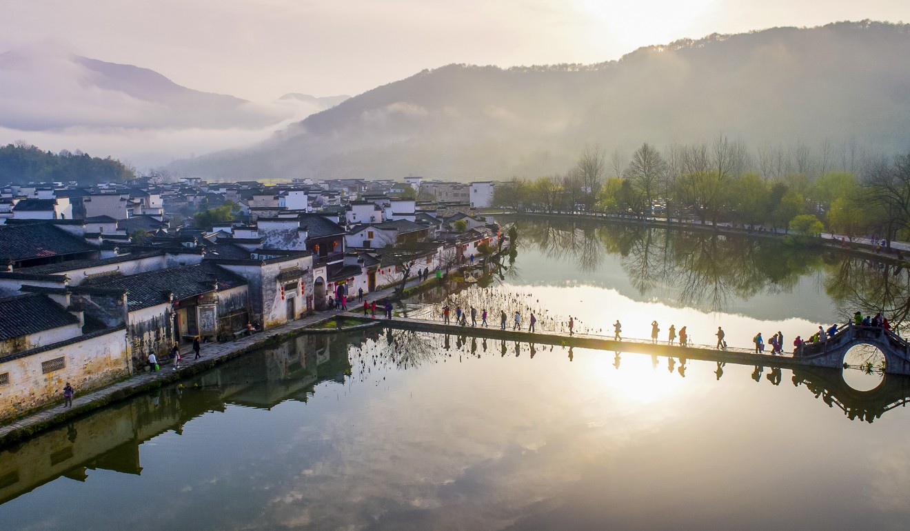 The picturesque village of Hongcun, in Yixian, Anhui province. The index measuring how local governments perform on the environment is part of a high-profile campaign to tackle pollution. Photo: Xinhua