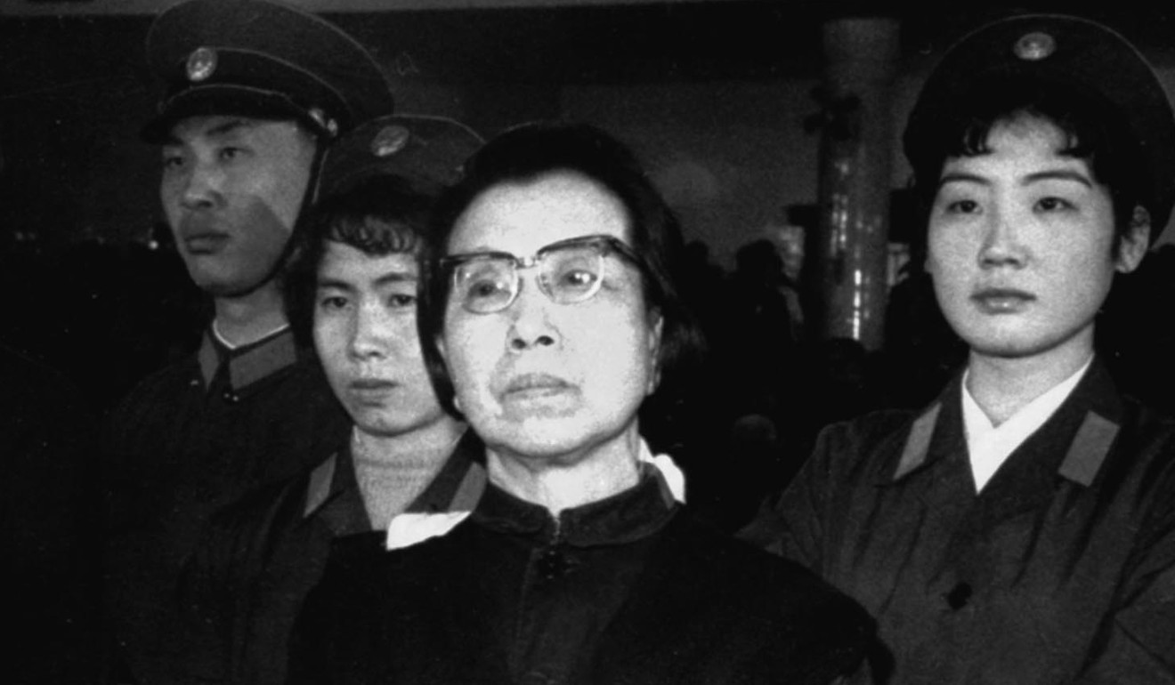 Jiang Qing, the widow of Chinese leader Mao Zedong, in Beijing during the ‘Gang of Four Trial’ in January 1981. Photo: AP/Xinhua