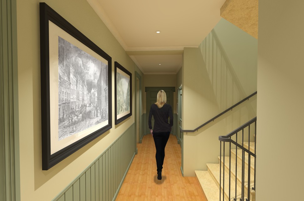 A rendering of the inside of Panmure House.