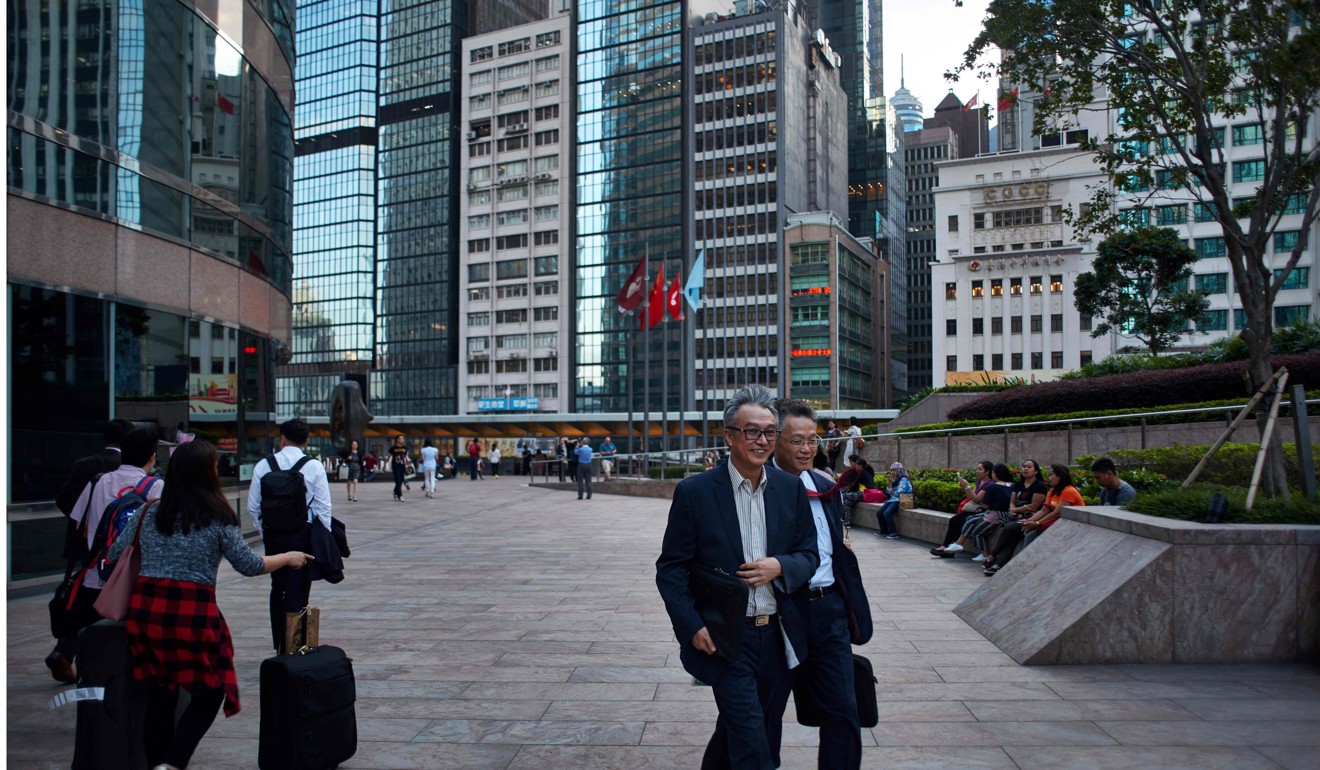 Exchange Square in Hong Kong, home of the stock exchange. Photo: AFP