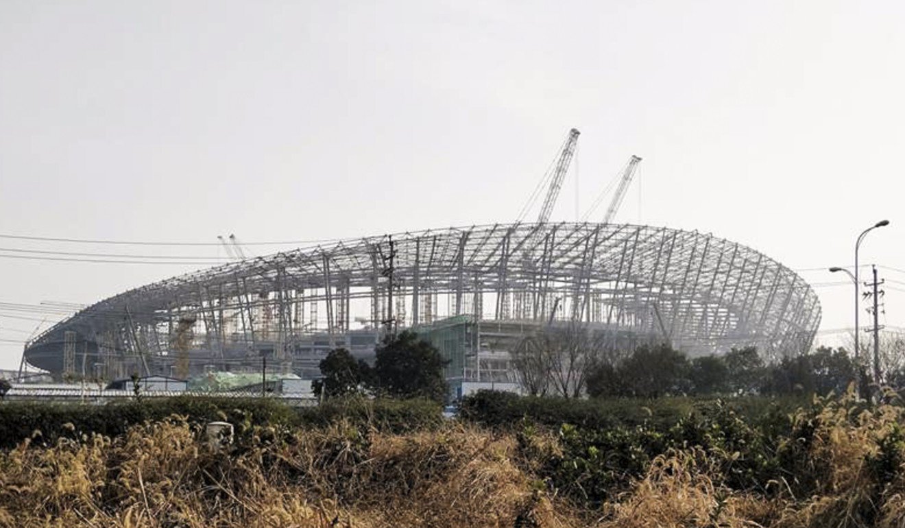 The Zhengzhou stadium will be the venue for next year’s National Traditional Games of Ethnic Minorities. Photo: Twitter
