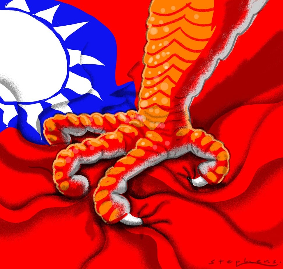 As a leader who is bent on raising China’s global stature to a level that rivals the nation’s glory years in Han and Tang times, Xi Jinping would surely not tolerate an indefinite split between Taiwan and the mainland. Illustration: Craig Stephens