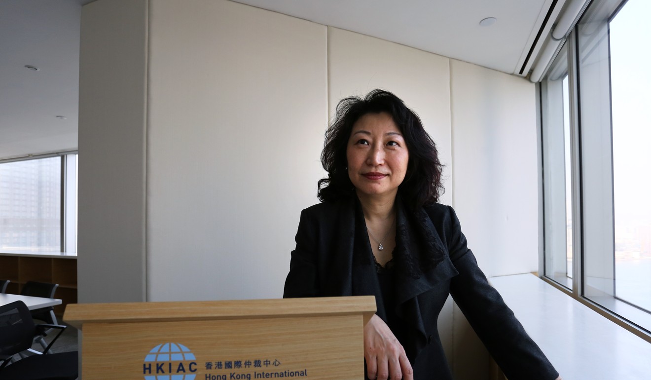 Cheng during her time leading the International Arbitration Centre in 2015. Photo: Jonathan Wong