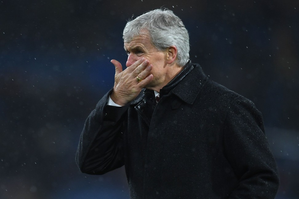 Hughes was sacked just three hours after the loss to Coventry. Photo: AFP
