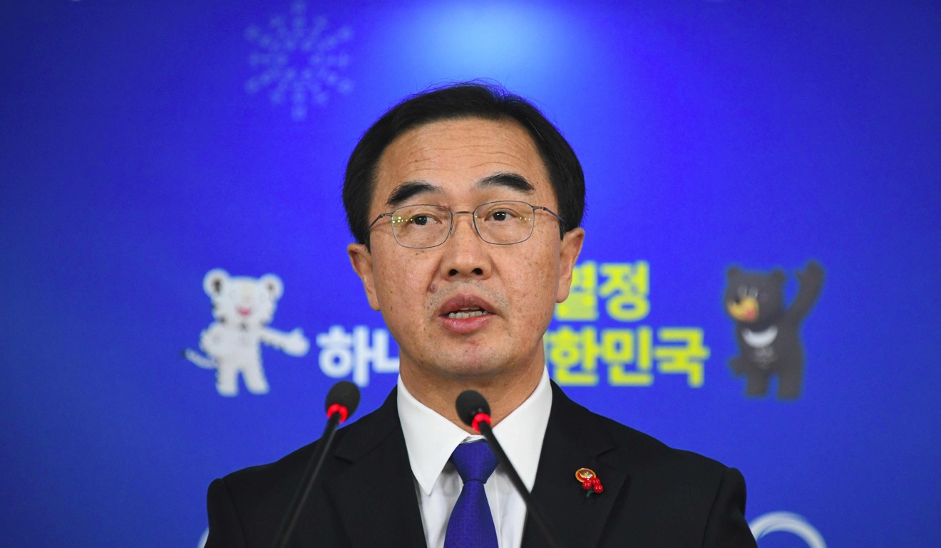 South Korea’s Unification Minister Cho Myoung-gyon. Photo: AFP